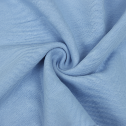 Ткань Футер 3-х нитка, Петля, цвет Светло-Голубой (на отрез)  в Грозном