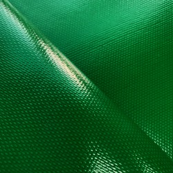 Ткань ПВХ 600 гр/м2 плотная, Зелёный (Ширина 150см), на отрез  в Грозном