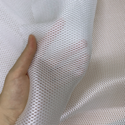 Сетка 3D трехслойная Air mesh 160 гр/м2, цвет Белый (на отрез)  в Грозном