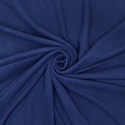 Флис Односторонний 130 гр/м2, цвет Темно-синий (на отрез)  в Грозном