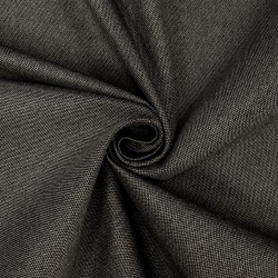 Ткань Рогожка (мебельная), цвет Тёмно-Серый (на отрез)  в Грозном