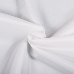 Ткань подкладочная Таффета 190Т, цвет Белый (на отрез)  в Грозном
