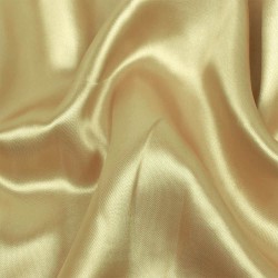Ткань Атлас-сатин ЛЮКС, цвет Золотой (на отрез)  в Грозном