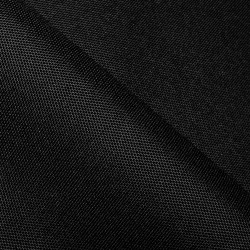 Прорезиненная ткань Оксфорд 600D ПВХ, Черный  в Грозном, 340 г/м2, 359 руб