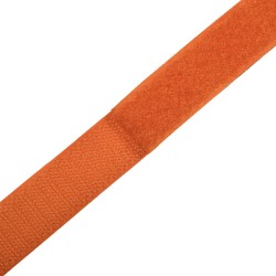 Контактная лента 25мм цвет Оранжевый (велькро-липучка, на отрез)  в Грозном