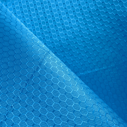 Ткань Оксфорд 300D PU Рип-Стоп СОТЫ, цвет Голубой (на отрез)  в Грозном