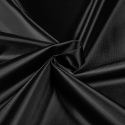 *Ткань Оксфорд 210D PU, цвет Черный (на отрез)  в Грозном