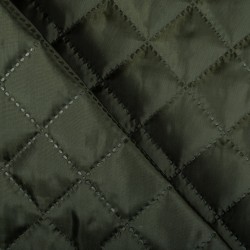 Стеганая подкладочная ткань с синтепоном (100гр/м2), цвет Хаки (на отрез)  в Грозном
