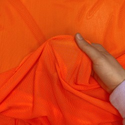Трикотажная Сетка 75 г/м2, цвет Оранжевый (на отрез)  в Грозном