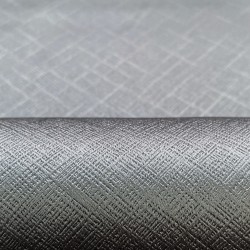 Ткань Блэкаут для штор светозатемняющая 100% &quot;Орнамент Серый&quot; (на отрез)  в Грозном